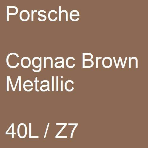 Porsche, Cognac Brown Metallic, 40L / Z7.